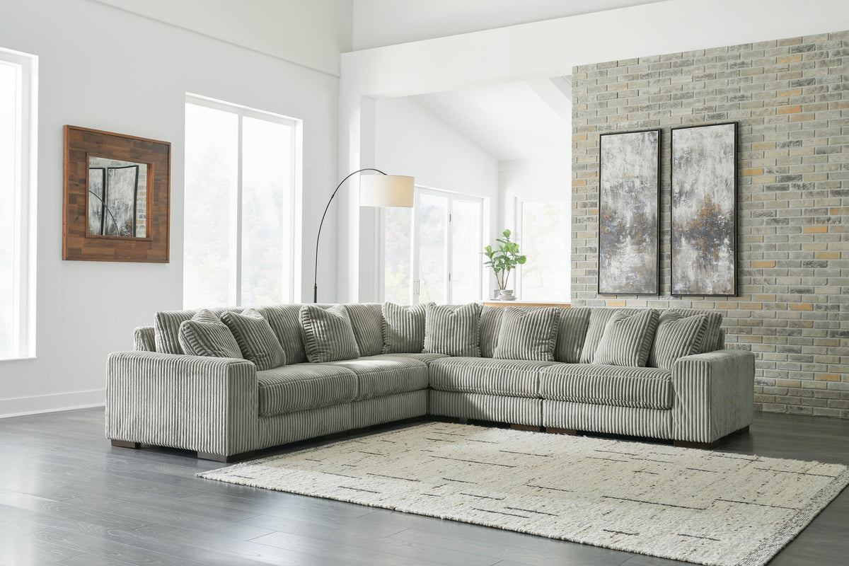 Bawley 5-Piece Sectional and Ottoman