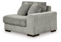 Bawley 3-Piece Sectional with Chaise in Fog