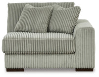 Bawley 3-Piece Sectional with Chaise in Fog
