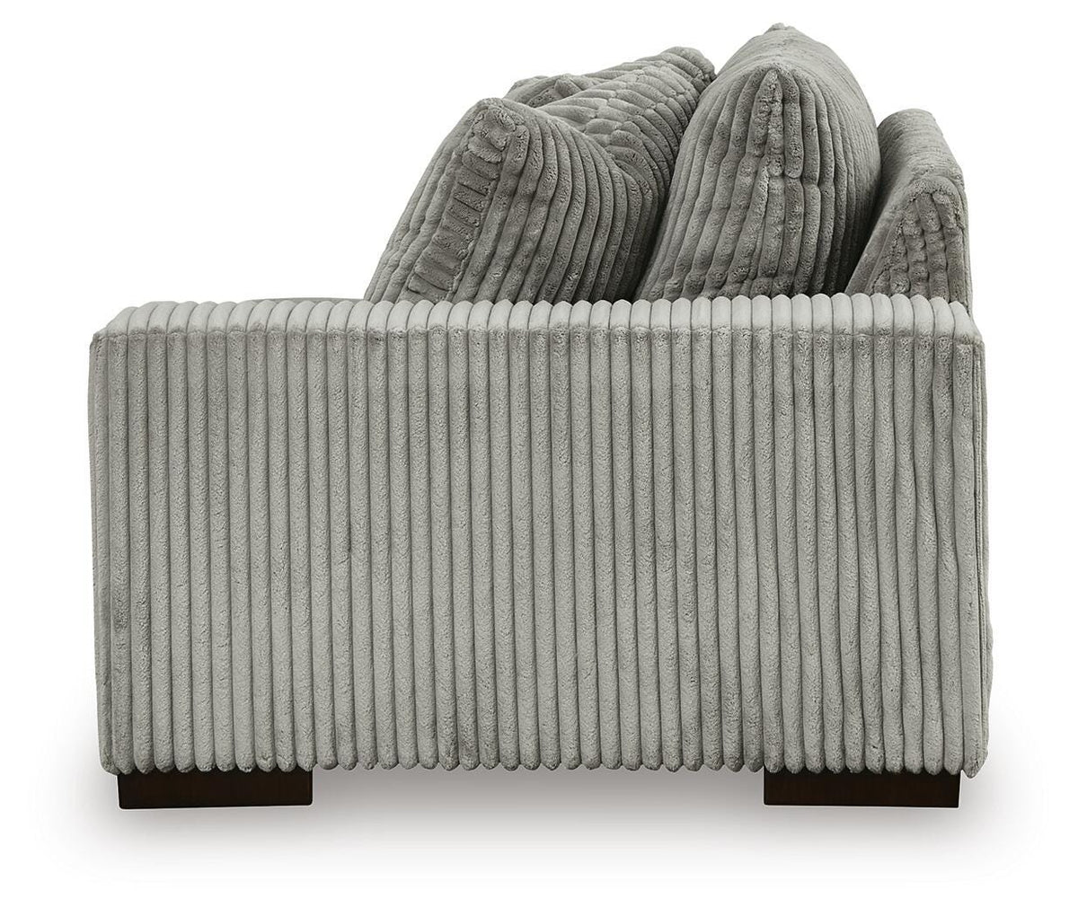 Bawley 3-Piece Sectional with Chaise in Fog