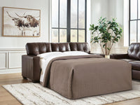 Pennington Bay Queen Sofa Sleeper in Dark Brown