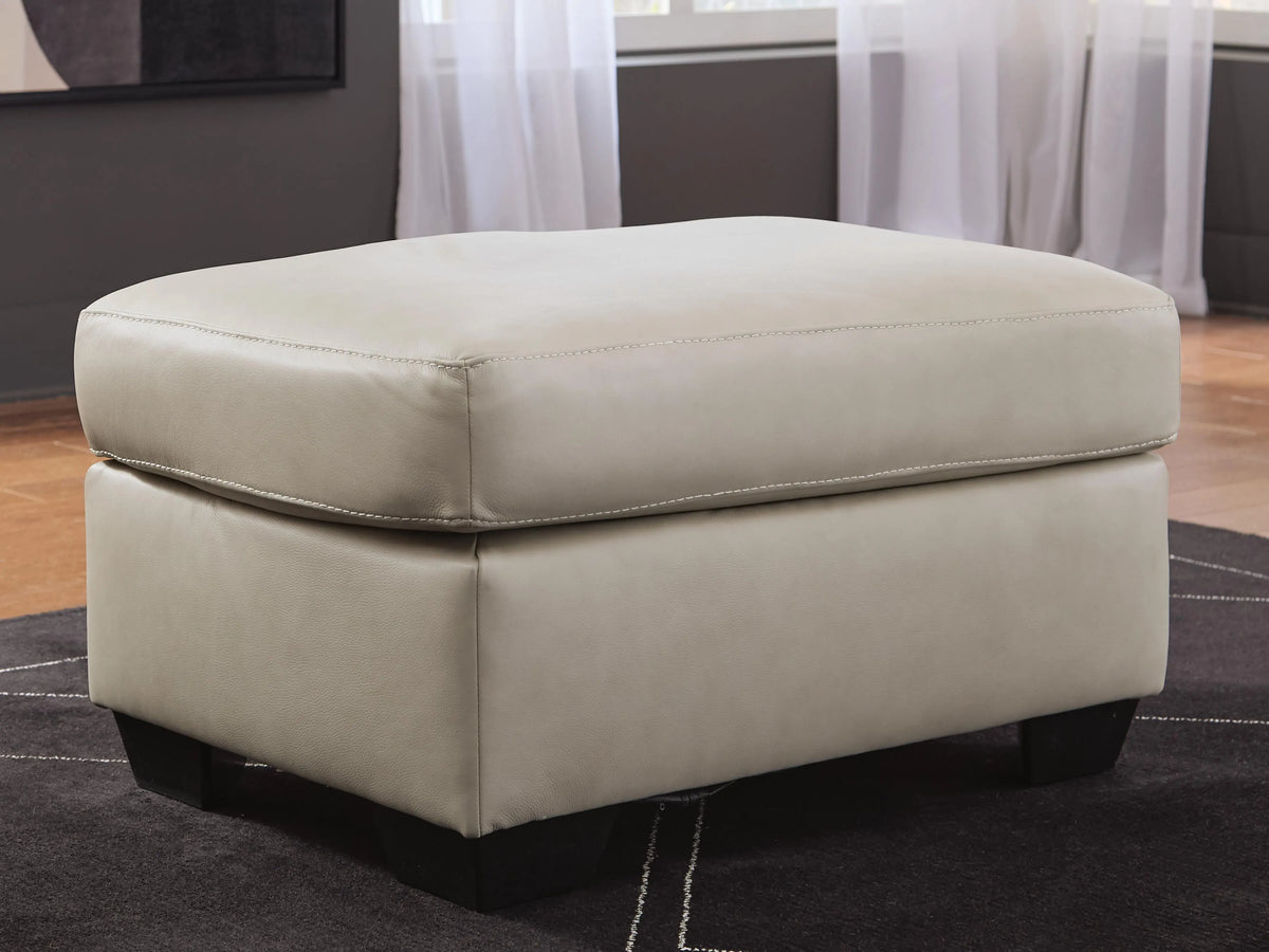 Pennington Bay Ottoman in Bone