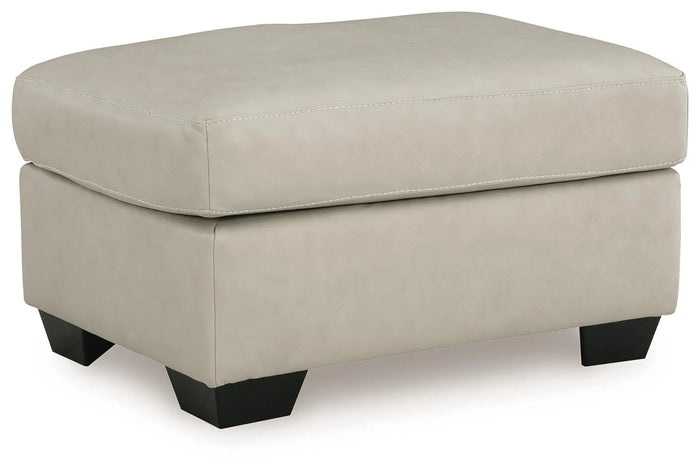 Pennington Bay Ottoman in Bone