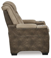 Arlen Power Reclining Loveseat and Power Recliner in Sand