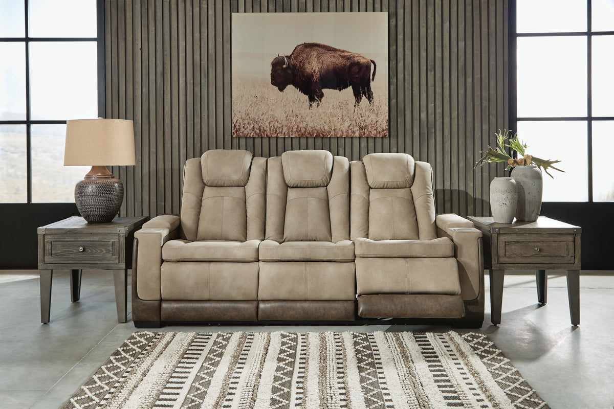 Arlen Power Reclining Sofa in Sand II