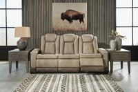 Arlen Power Reclining Sofa in Sand II