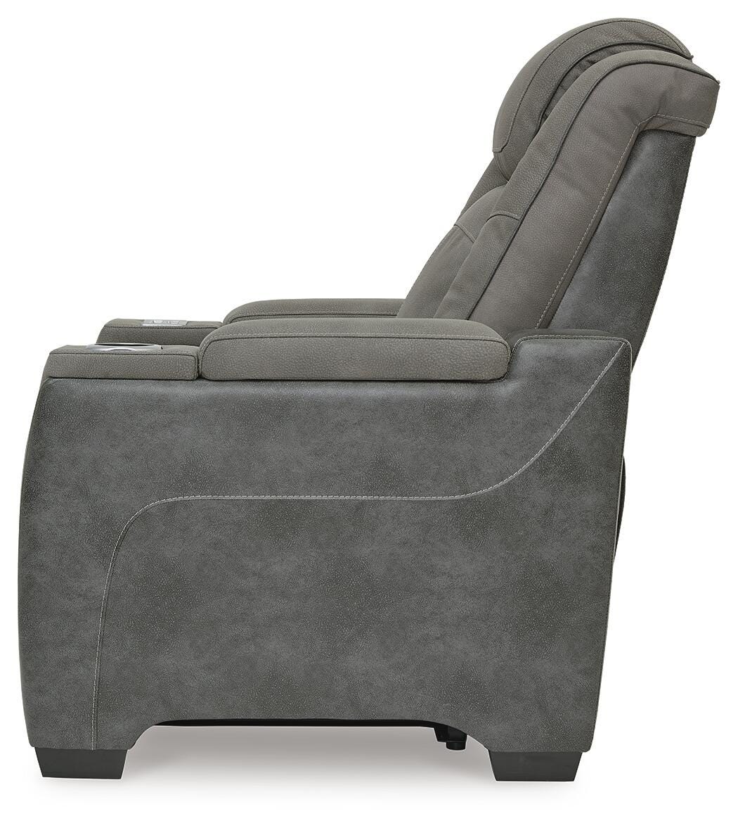 Arlen Power Recliner in Slate II