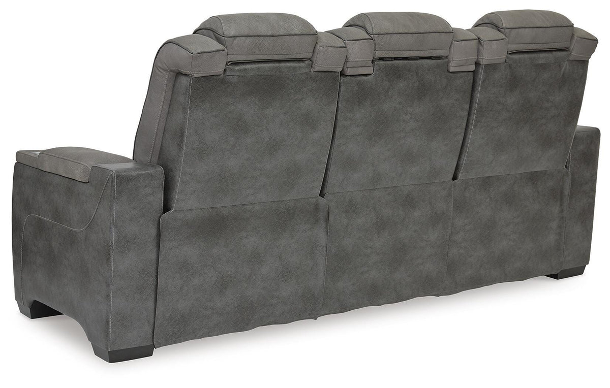 Arlen Power Reclining Sofa in Slate II
