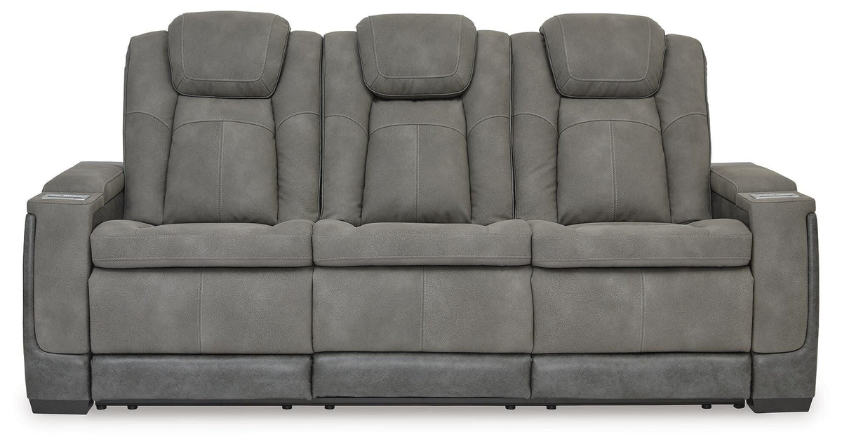 Arlen Power Reclining Sofa in Slate II
