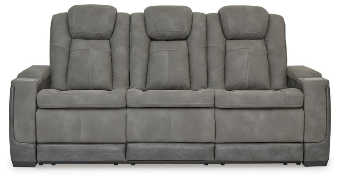 Arlen Power Reclining Sofa in Slate II