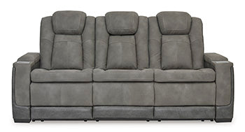 Arlen Power Reclining Sofa in Slate II
