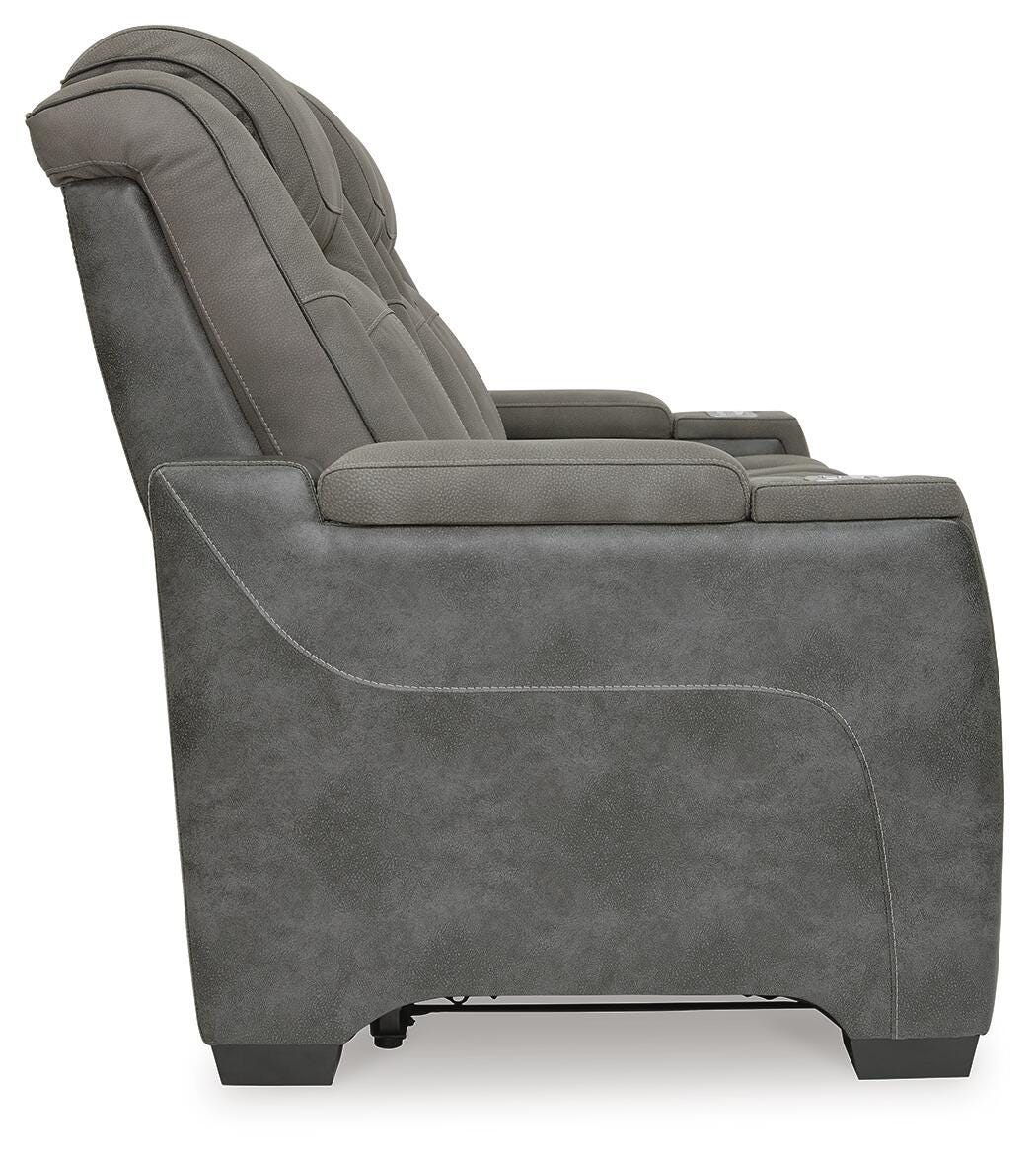 Arlen Power Reclining Sofa in Slate II