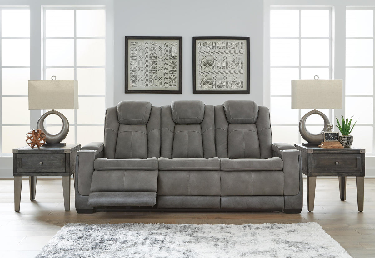 Arlen Power Reclining Sofa in Slate II