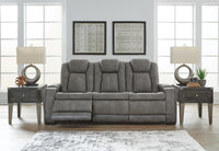 Arlen Power Reclining Sofa in Slate II
