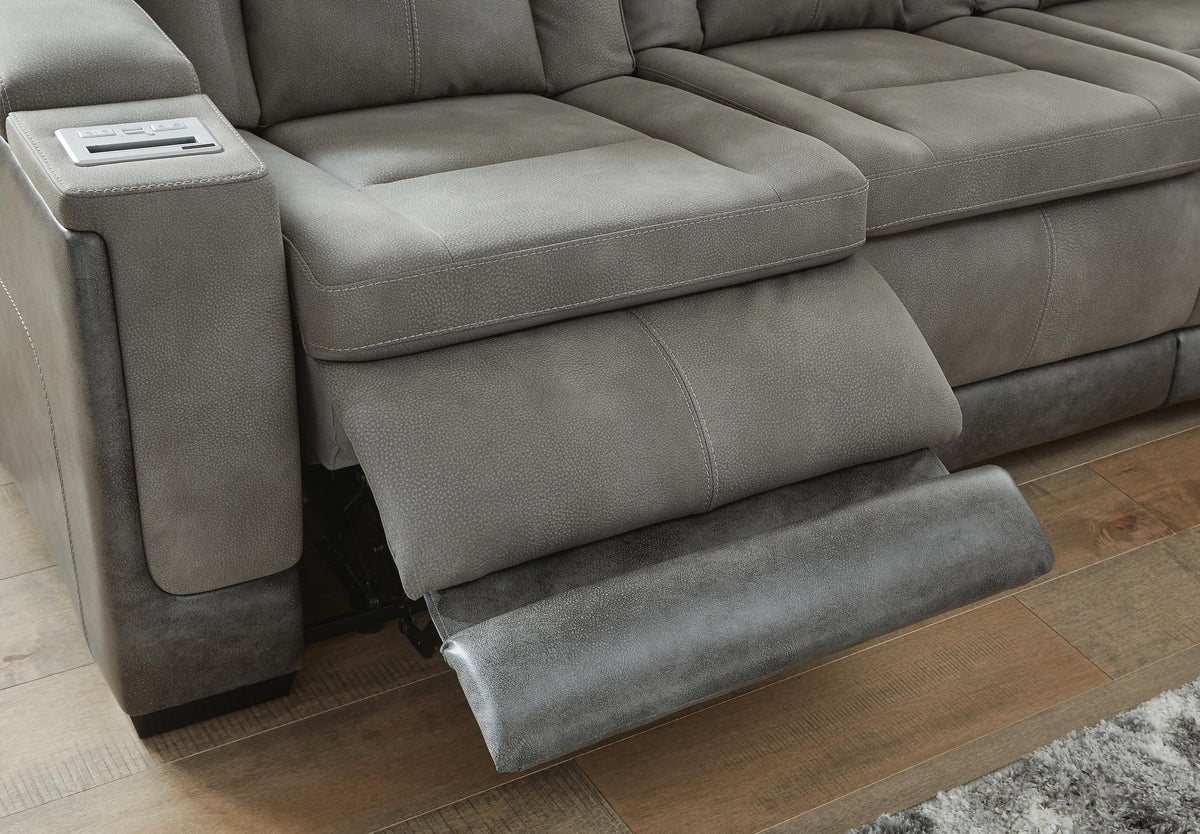 Arlen Power Reclining Sofa in Slate II