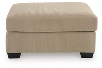 Harlan Oversized Accent Ottoman in Sand