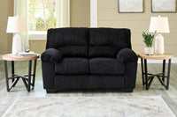 Harlan Loveseat in Onyx