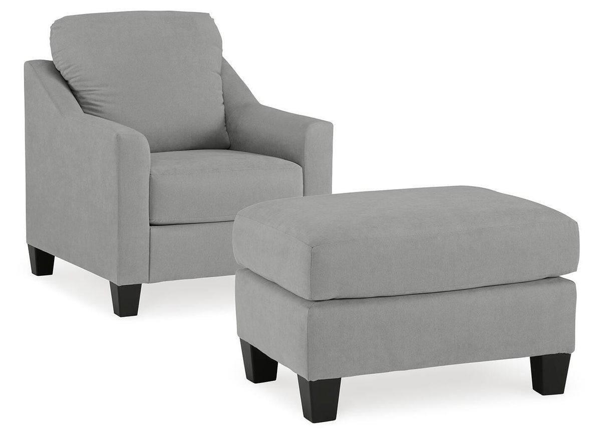 Modan Chair and Ottoman