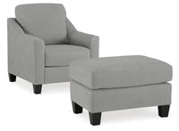 Modan Chair and Ottoman