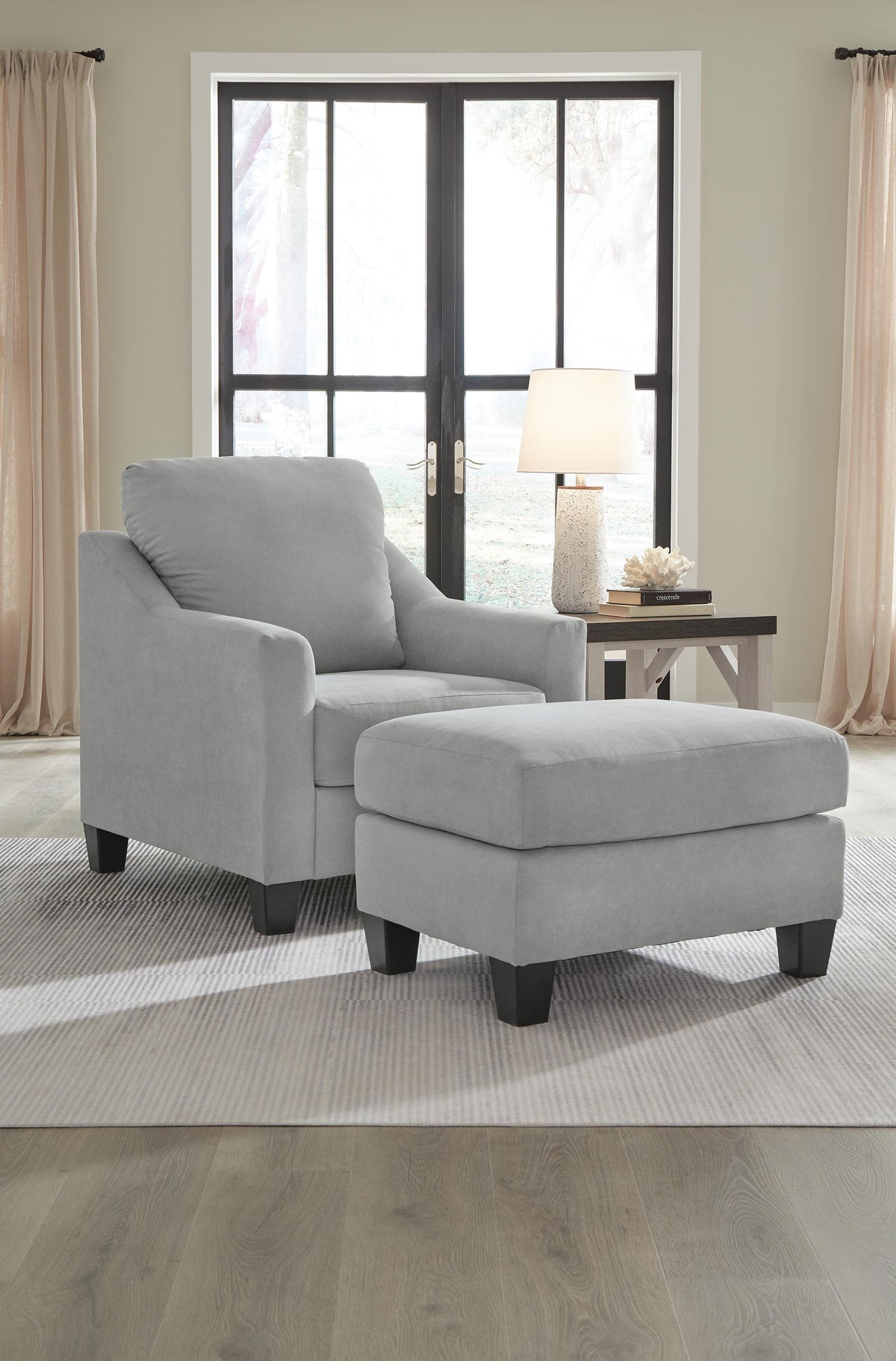 Modan Chair and Ottoman