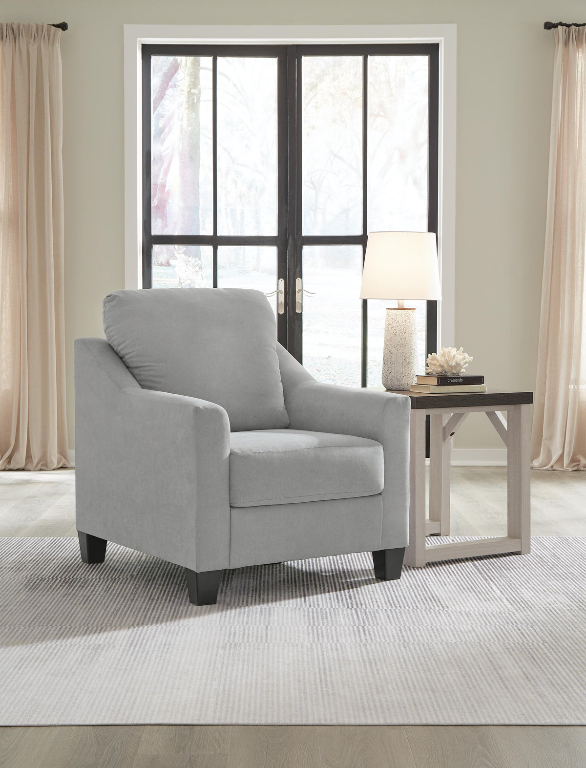 Modan Chair and Ottoman