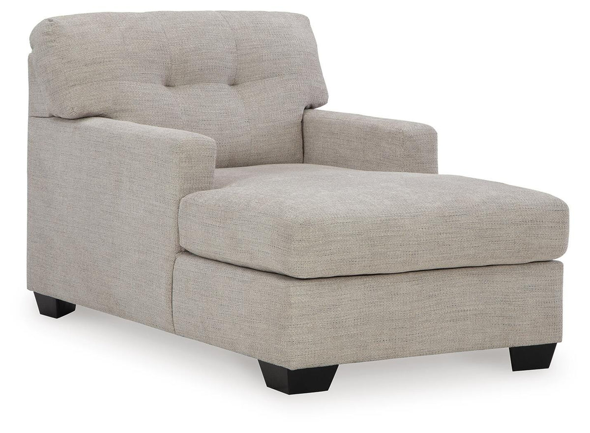 Kellan Sofa and Chaise in Pebble