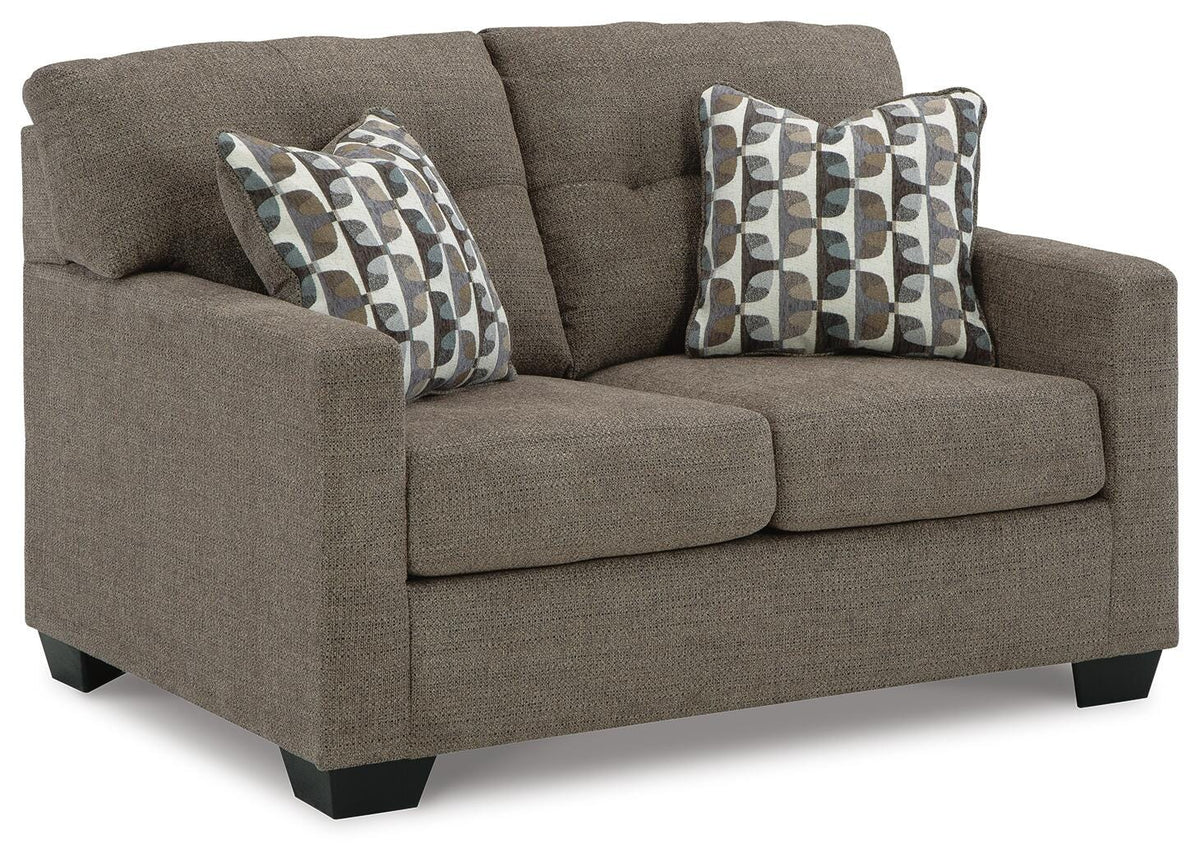 Kellan Sofa and Loveseat in Chocolate