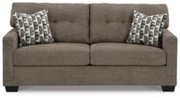 Kellan Sofa and Loveseat in Chocolate