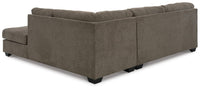 Kellan 2-Piece Sleeper Sectional with Chaise in Chocolate II