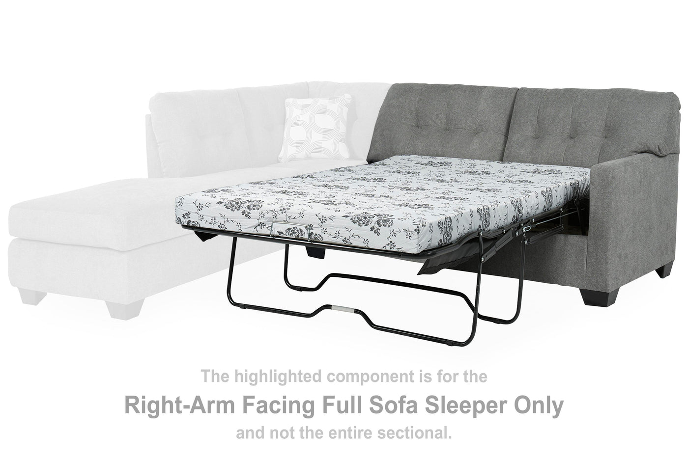 Mahoney Right-Arm Facing Full Sofa Sleeper