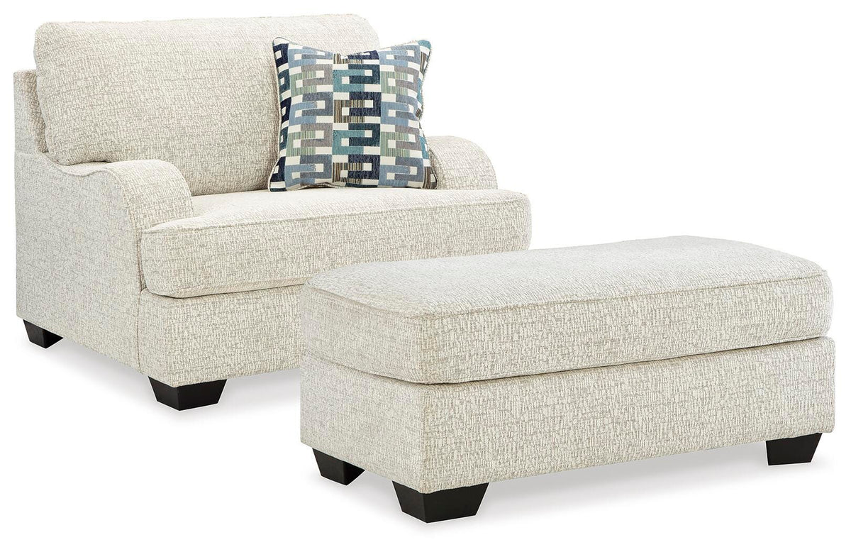 Reeve Oversized Chair and Ottoman