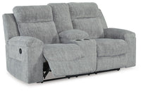 Sorel Reclining Loveseat with Console