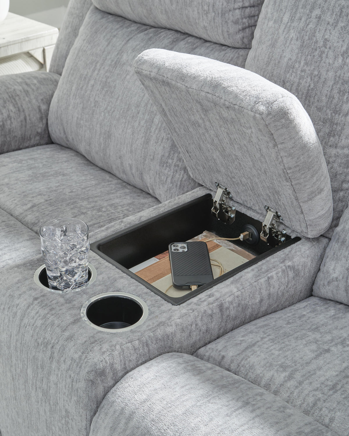 Sorel Reclining Loveseat with Console