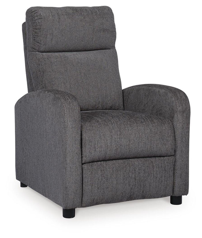 Arlo Vale High Leg Recliner in Gray