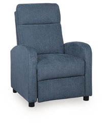 Arlo Vale High Leg Recliner in Denim