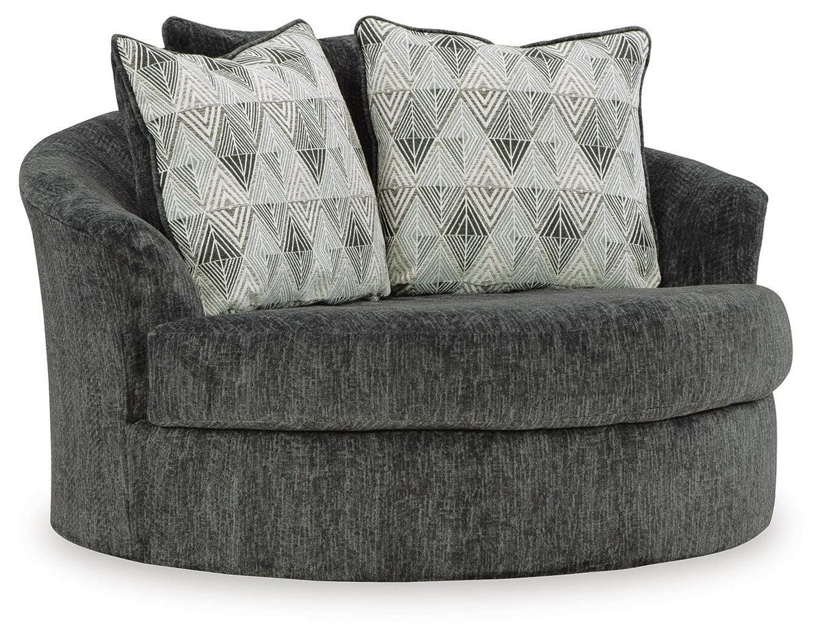 Vail Oversized Swivel Accent Chair