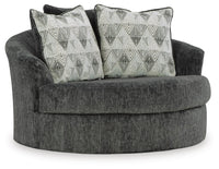 Vail Oversized Swivel Accent Chair