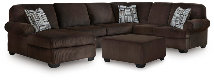 Pemberly 3-Piece Sectional and Ottoman