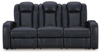 Verlaine Power Reclining Sofa in Sapphire