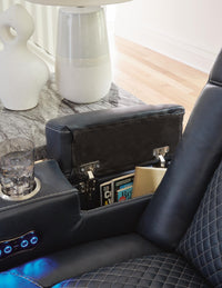 Verlaine Power Reclining Sofa in Sapphire