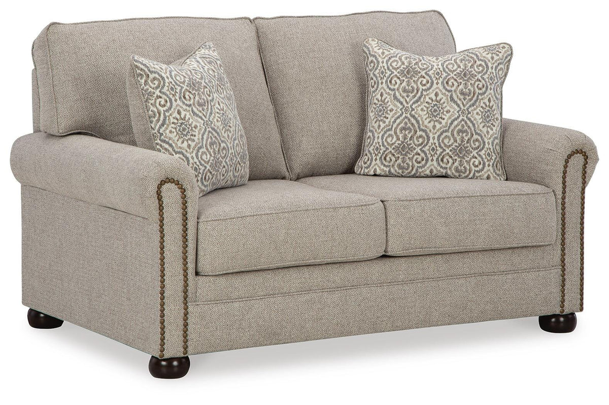 Fenwick Vale Sofa with Loveseat and Chair and Ottoman