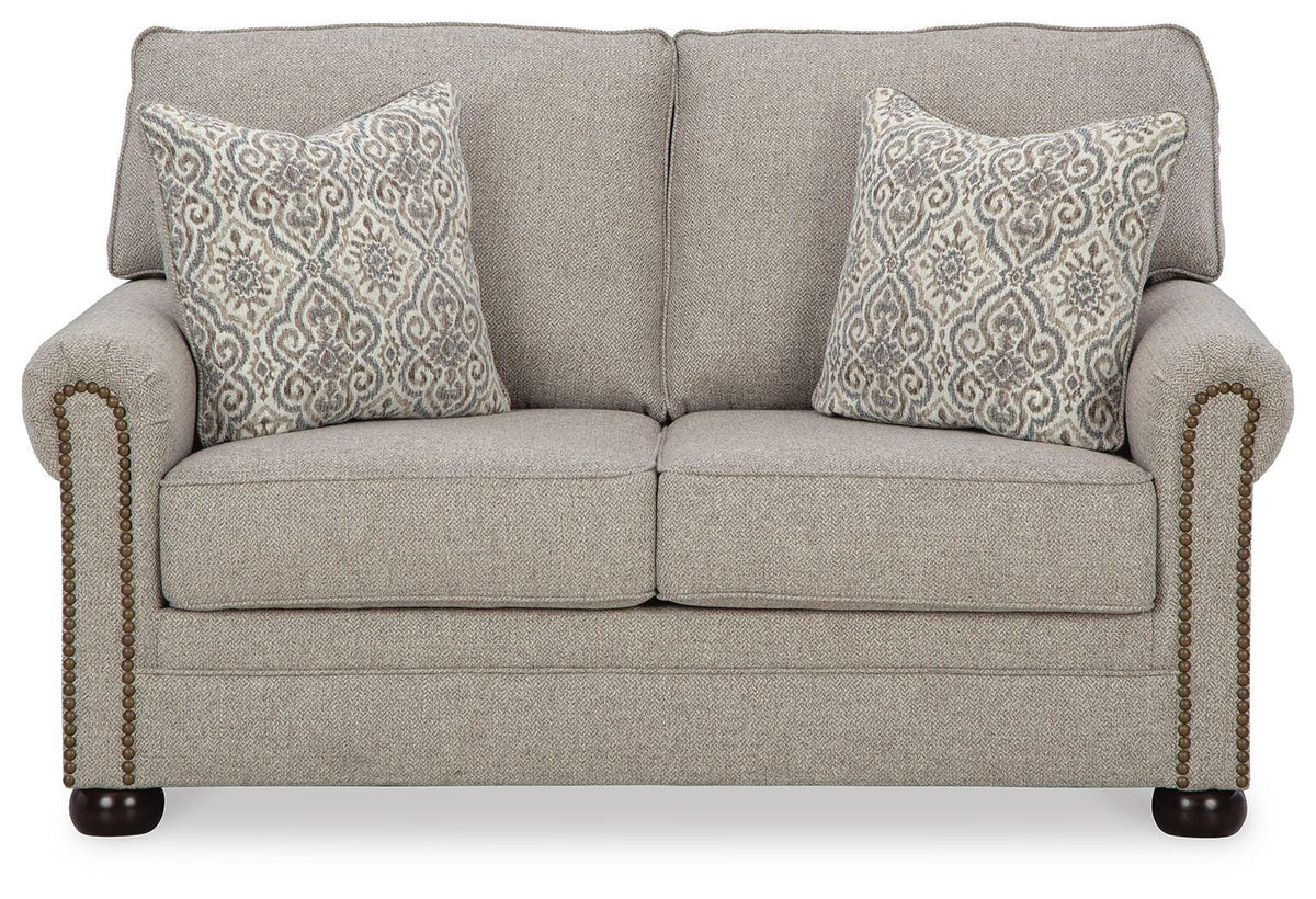 Fenwick Vale Sofa with Loveseat and Chair and Ottoman