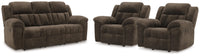 Bramwell Reclining Sofa and 2 Recliners