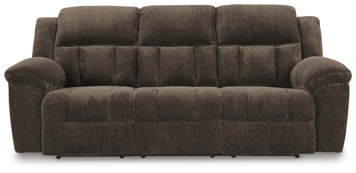 Bramwell Reclining Sofa in Chocolate