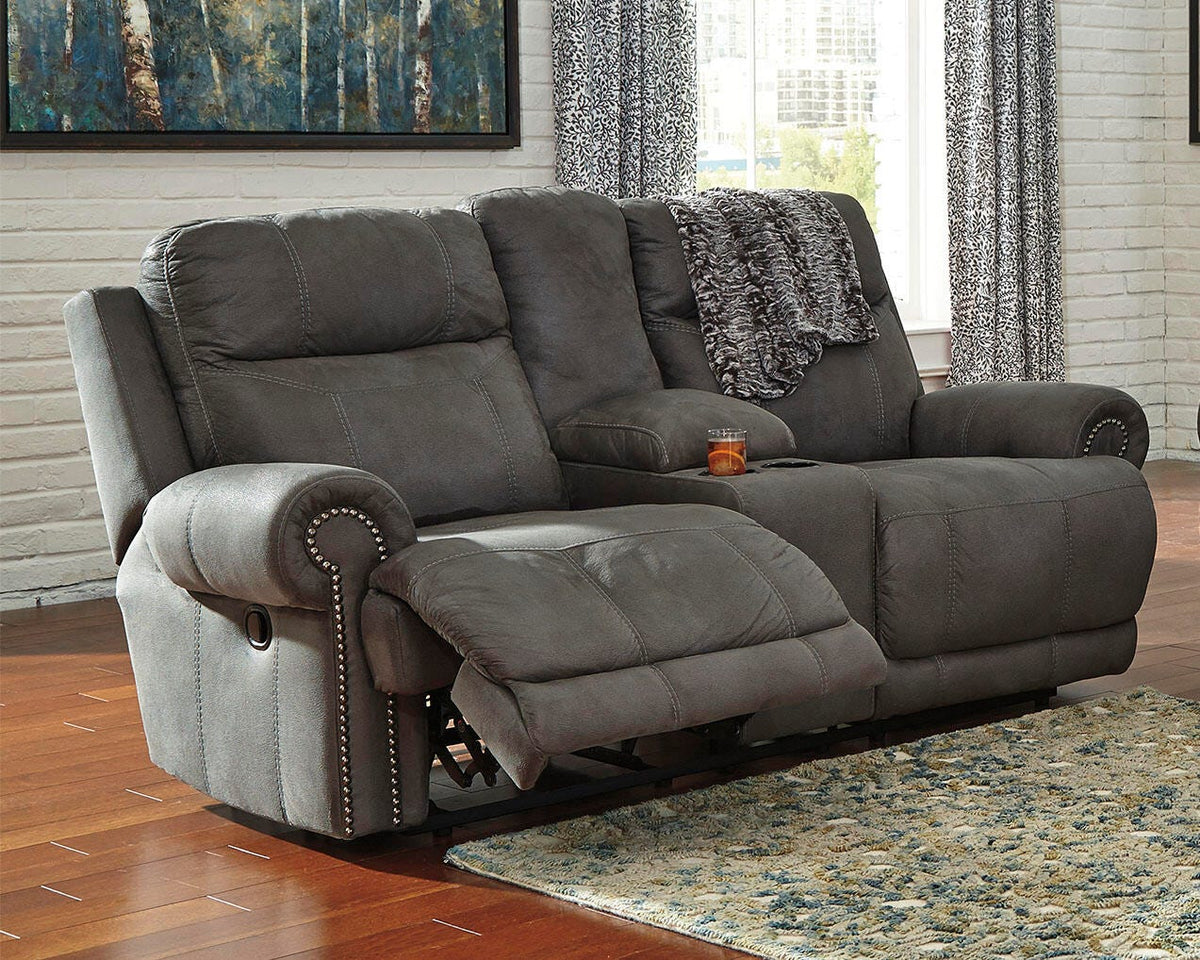 Vex Reclining Loveseat with Console