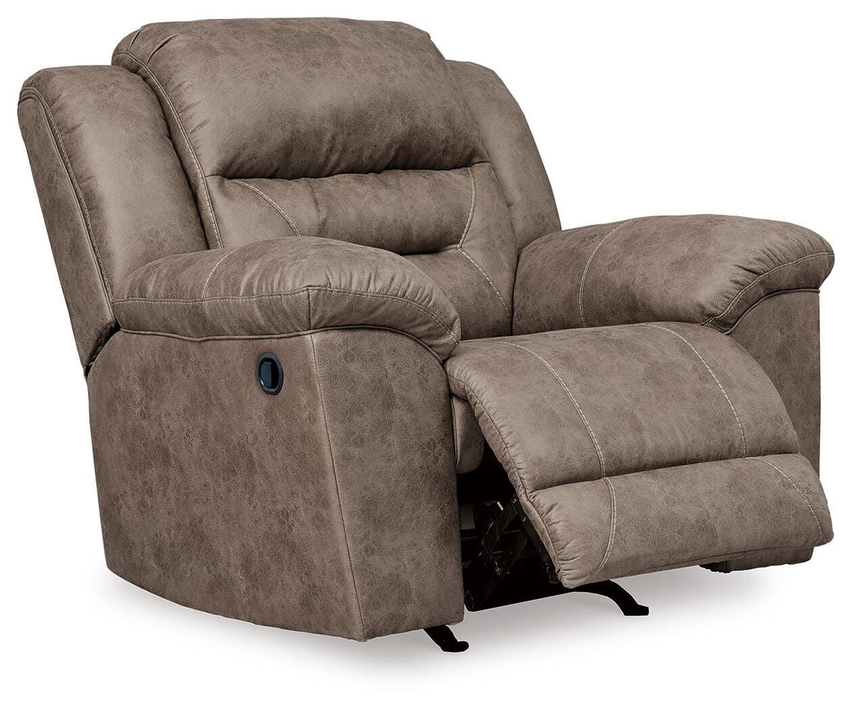 Hawthorne Reclining Sofa and 2 Recliners in Fossil