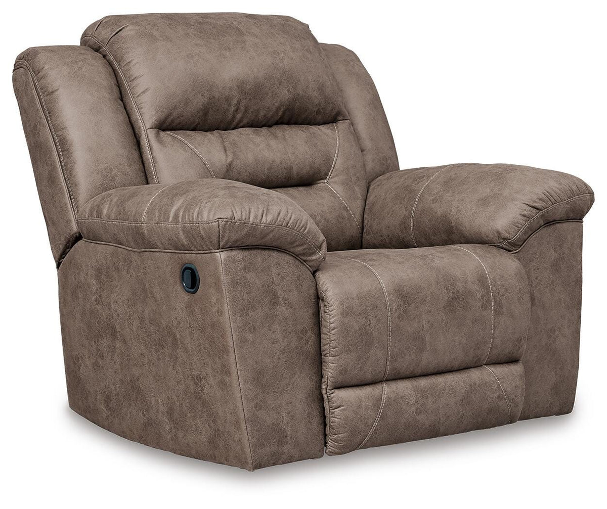 Hawthorne Reclining Sofa and 2 Recliners in Fossil