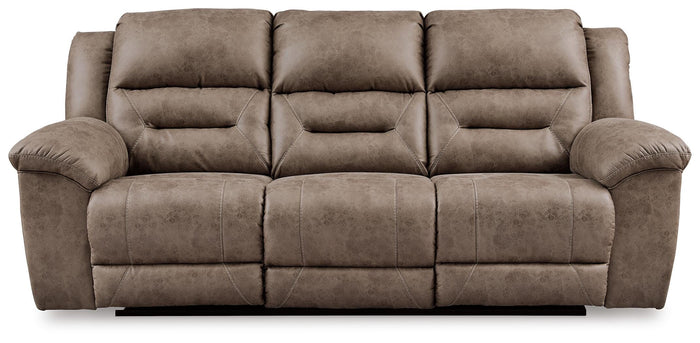 Hawthorne Reclining Sofa in Fossil