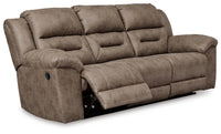 Hawthorne Reclining Sofa and 2 Recliners in Fossil
