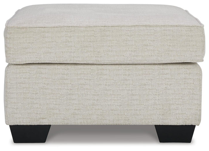 Corvin Ottoman in Snow